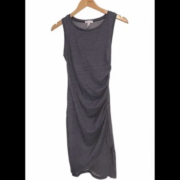 LEITH Blue Gray BodyCon Sleeveless Jewel Neck Dress Size M - Picture 10 of 13